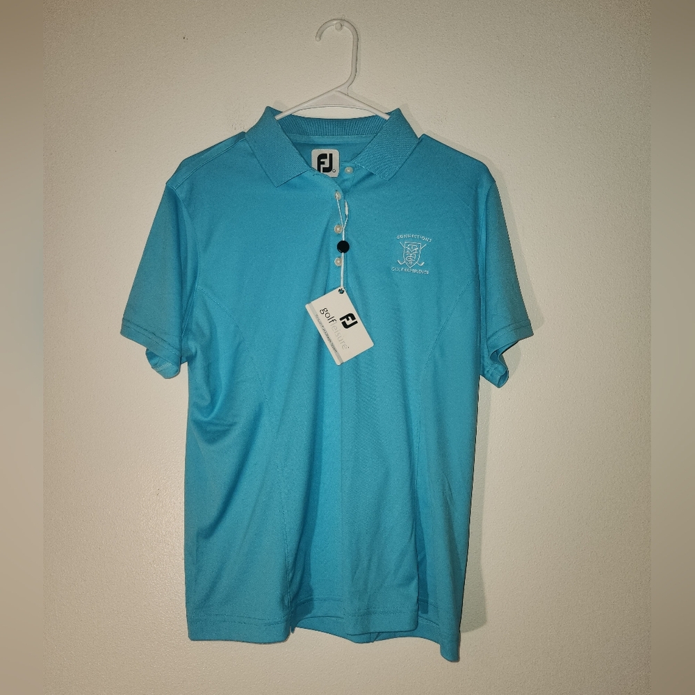 Women's FJ Golf leisure Connections Golf Experience Polol Shirt Size L